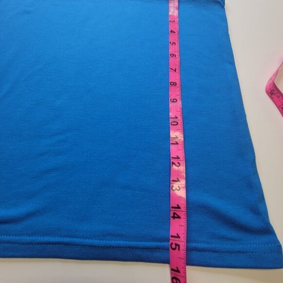 BLUE Spaghetti Strap Camisole Sky Blue Tank Top - New Without Tags- One Size - Picture 5 of 10